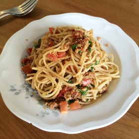 Spaghetti alla Trapanese