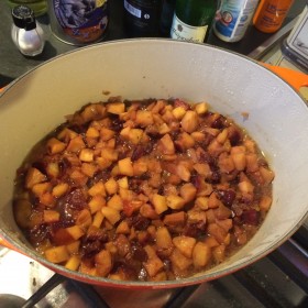 Quitten-Pflaumen Chutney