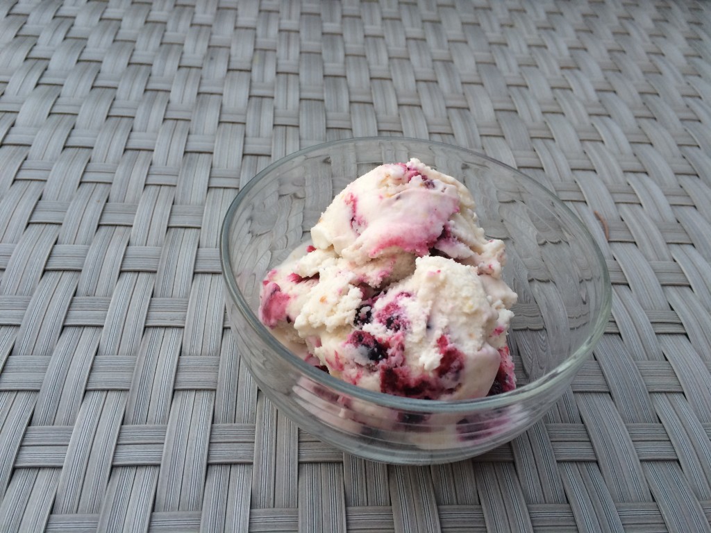 Käsekuchen-Kokosnuss-Eis